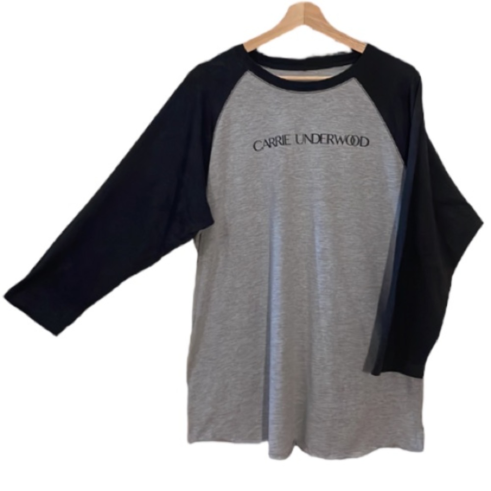 Carrie Underwood 2016 Story Teller Concert Tour Grey Baseball Style T-shirt